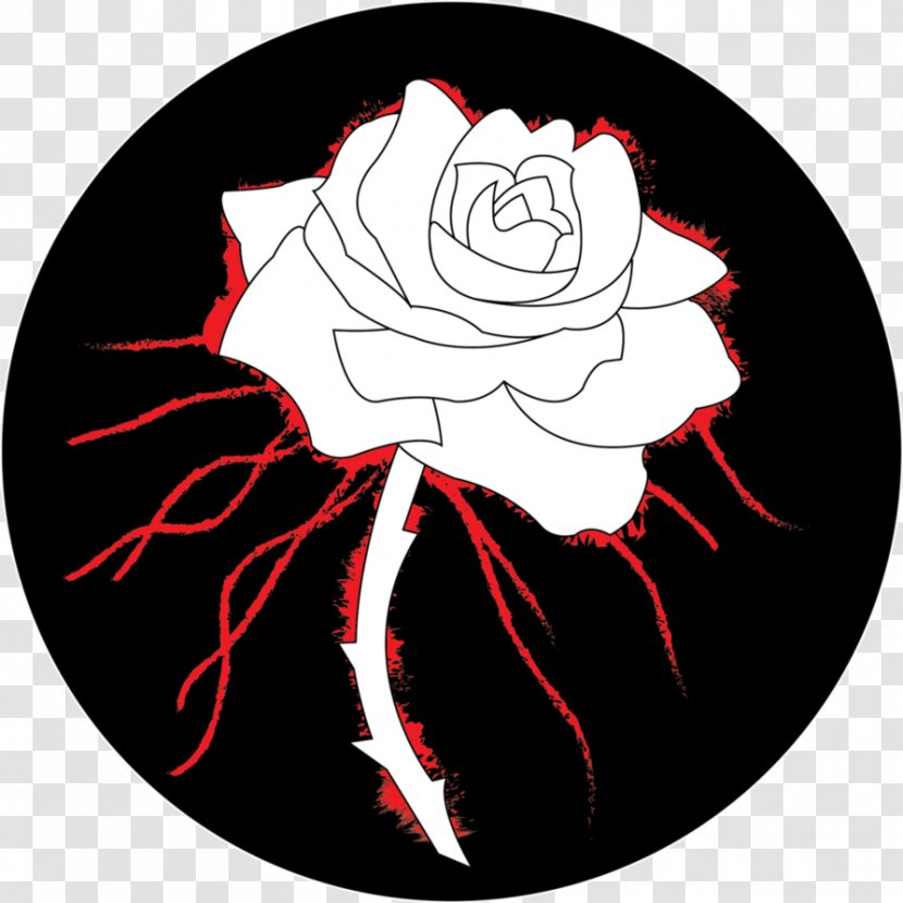 Garden Roses Symbol Black Rose - Simbologia Transparent PNG