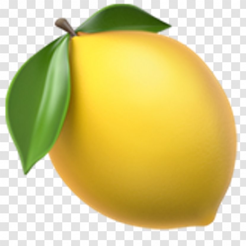 Lemonade Emoji Domain Sticker - Lemon Transparent PNG