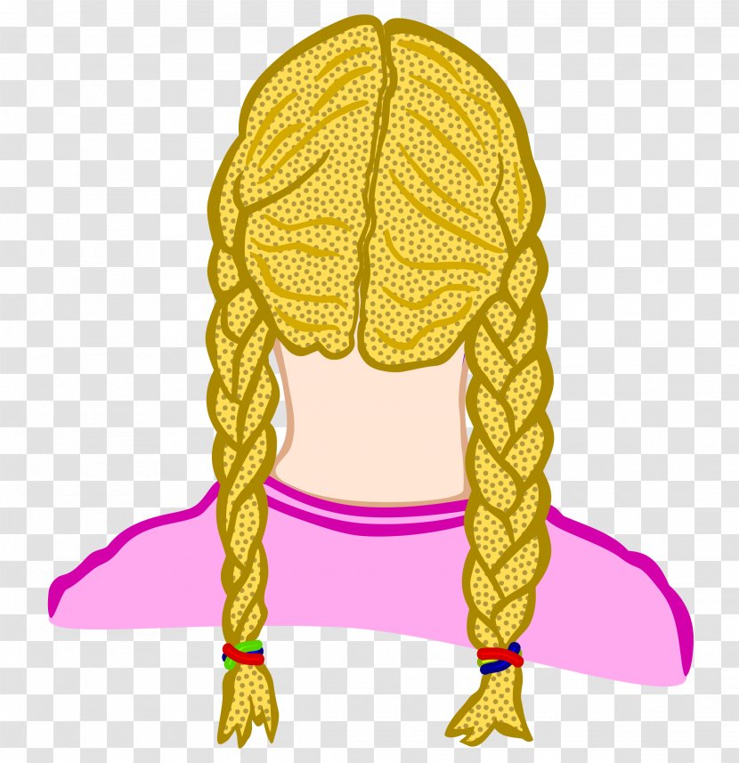 Braid Line Art Clip - Crochet Braids - Love Back Transparent PNG