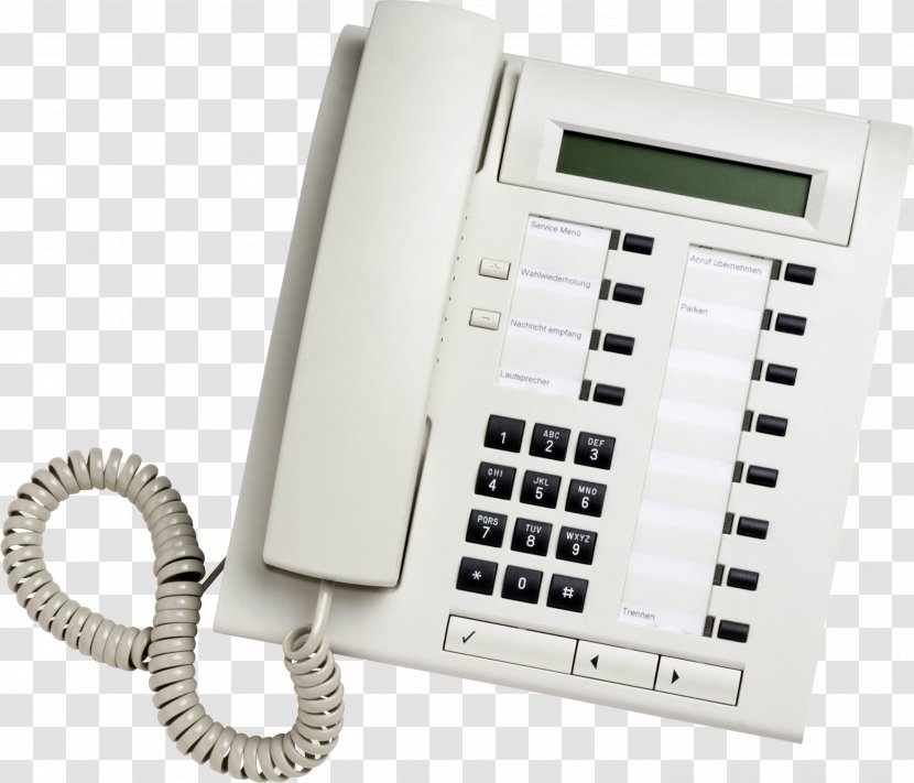 Telephone Siemens Optiset Interactive Voice Response Hicom - Phone Transparent PNG
