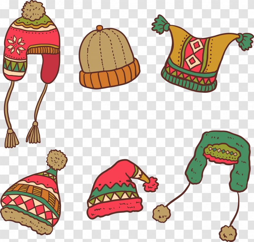 Hat Cap Drawing Winter - Wool Transparent PNG