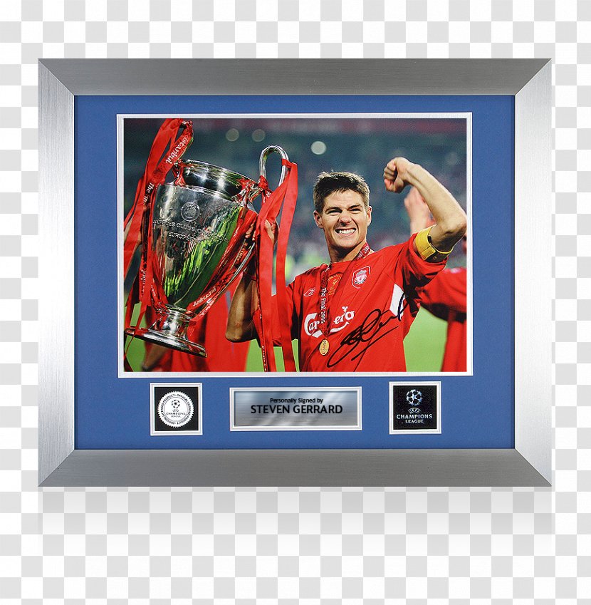 2005 UEFA Champions League Final Liverpool F.C. 2004–05 England National Football Team LA Galaxy - Steven Gerrard - Premier Transparent PNG
