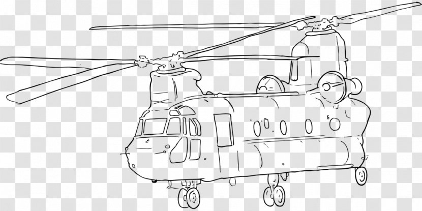 Boeing CH-47 Chinook Helicopter Rotor Vertol CH-46 Sea Knight - Ch46 Transparent PNG