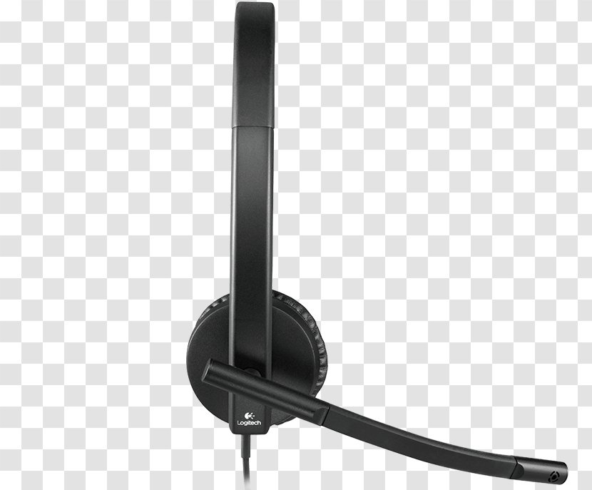 Headphones Logitech Usb H570e Corded Doubleear Headset 981000574 - Audio Transparent PNG
