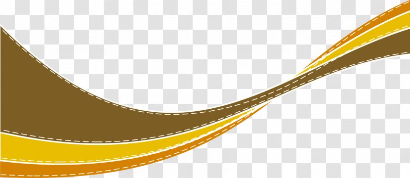 Line Curve Gratis - Resource - Golden Transparent PNG