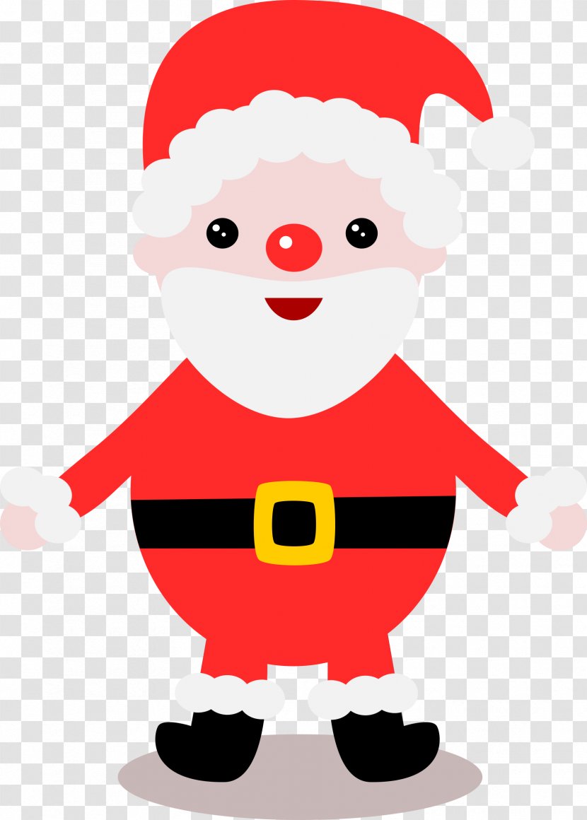 Santa Claus Christmas Holiday Gift Greeting & Note Cards Transparent PNG
