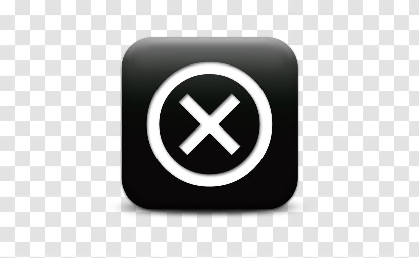 Button - Web - Black Close Icon Transparent PNG