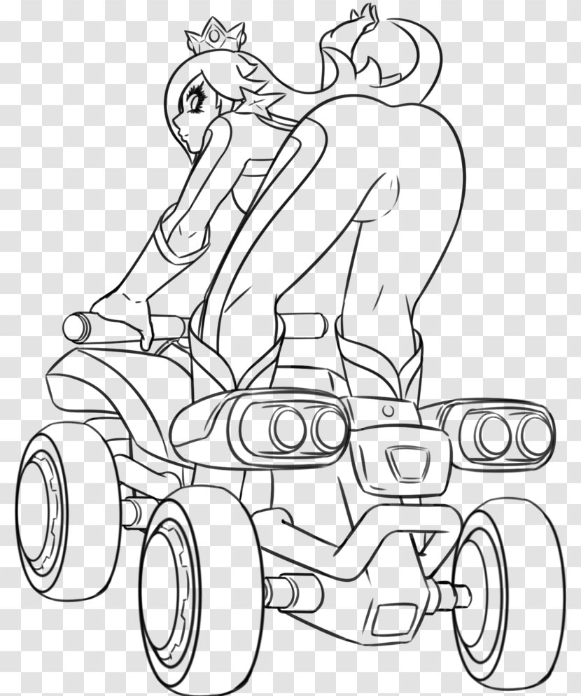 Line Art All-terrain Vehicle Drawing Motorcycle - Cartoon Transparent PNG