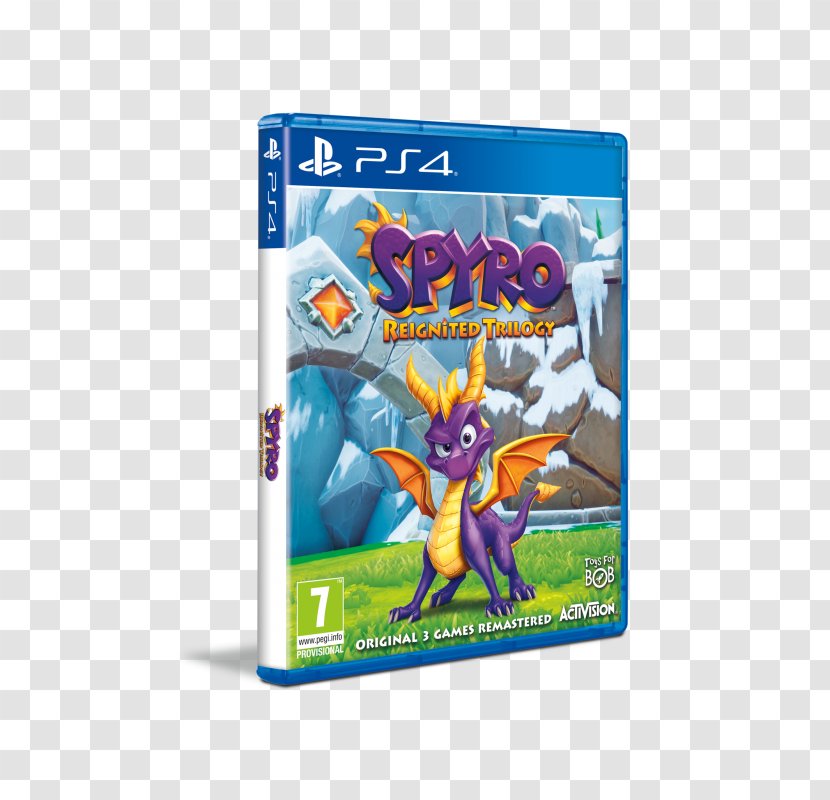 Spyro Reignited Trilogy Skylanders: Spyro's Adventure PlayStation Xbox One Video Games - Action Figure - Playstation Transparent PNG