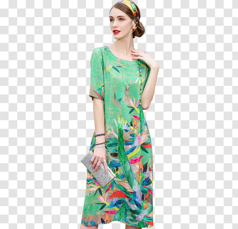 Dress Silk Chiffon Clothing Skirt - Outerwear - Taobao Tmall Transparent PNG