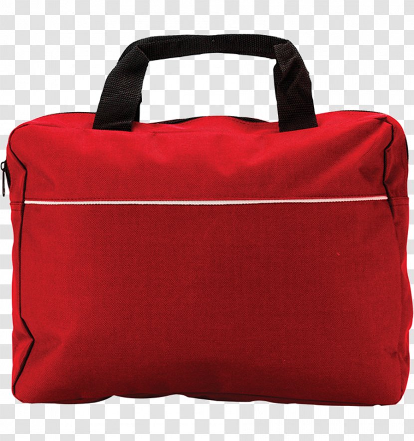 Briefcase Handbag Document Zipper - Red - Plastic Bag Transparent PNG