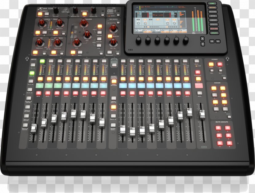 Digital Mixing Console BEHRINGER X32 PRODUCER Audio Mixers - Cartoon - AAP Transparent PNG