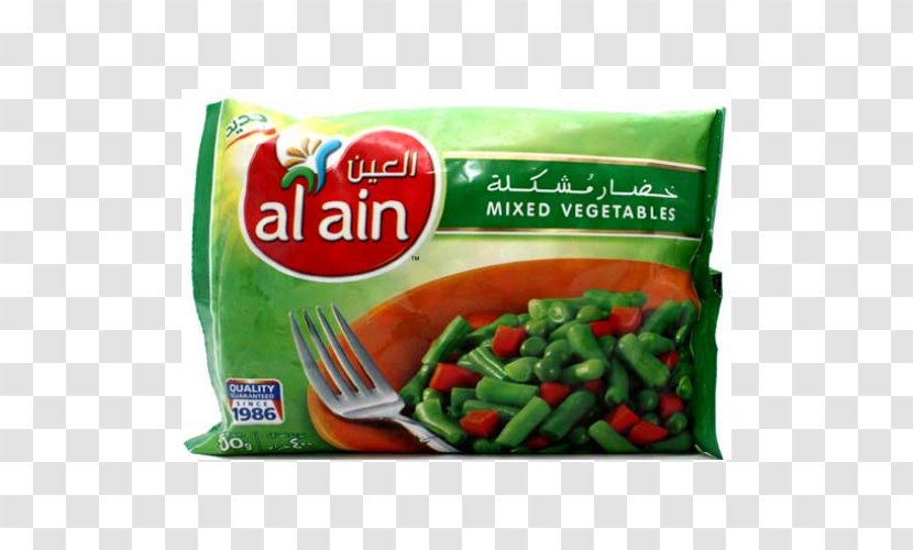 Green Bean Frozen Vegetables Al Ain Vegetarian Cuisine - Vegetable Transparent PNG