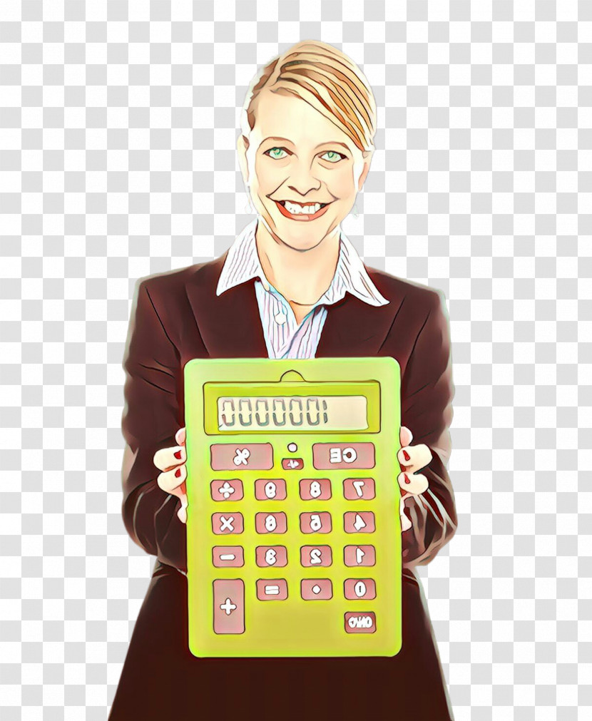 Calculator Office Equipment Technology Smile Job Transparent PNG