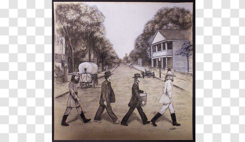 Abbey Road The Beatles Art Album - Silhouette Transparent PNG