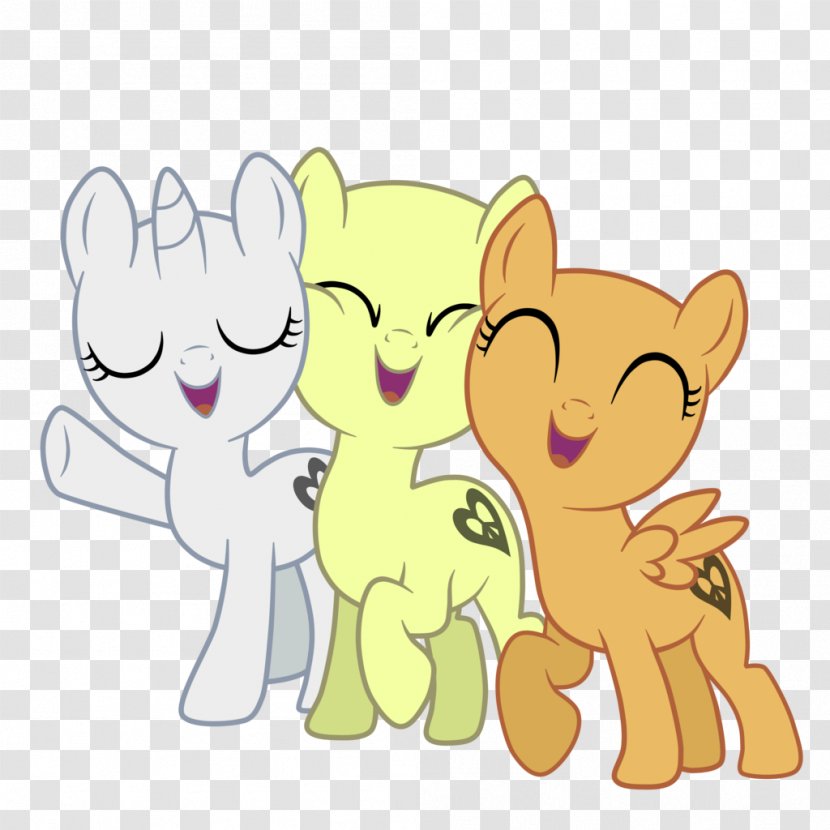 Cat Pony DeviantArt Cutie Mark Crusaders - Cartoon Transparent PNG