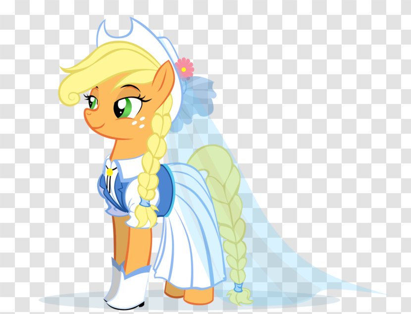 Applejack Pony Derpy Hooves Pinkie Pie Rainbow Dash - Silhouette - Dress Transparent PNG