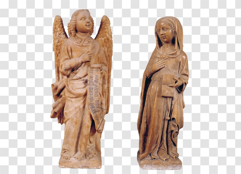 Gabriel Annunciation Gospel Of Luke Nativity Jesus Episcopal Museum Vic - Figurine Transparent PNG