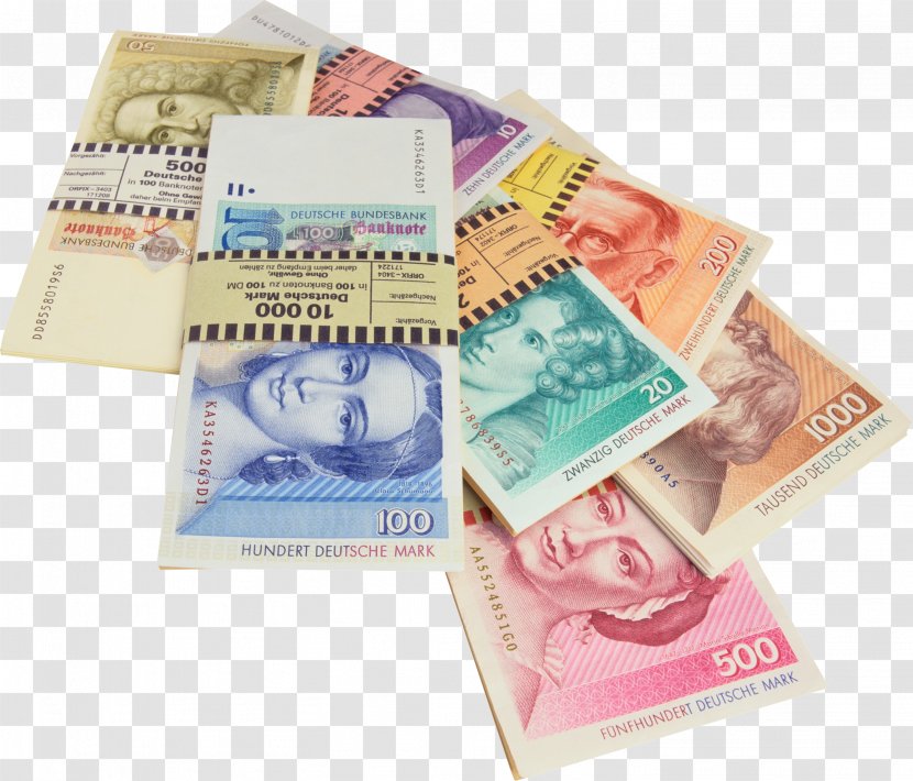 Deutsche Mark Money Coin Banknote Clip Art - Bundesbank - Bag Transparent PNG