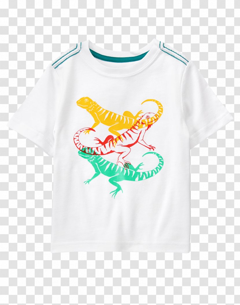 Long-sleeved T-shirt Clothing Baby & Toddler One-Pieces - Yellow - Iguana Transparent PNG