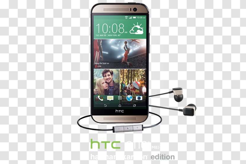 HTC One (M8) M9 Android Smartphone - Ipod Transparent PNG