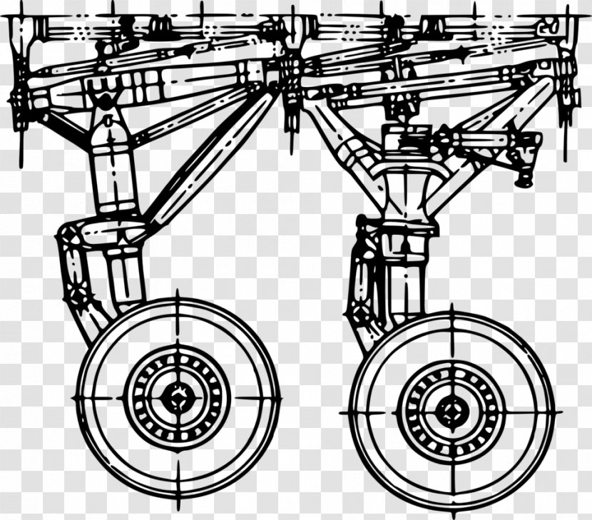 Antonov An-225 Mriya Airplane Landing Gear Drawing Transparent PNG