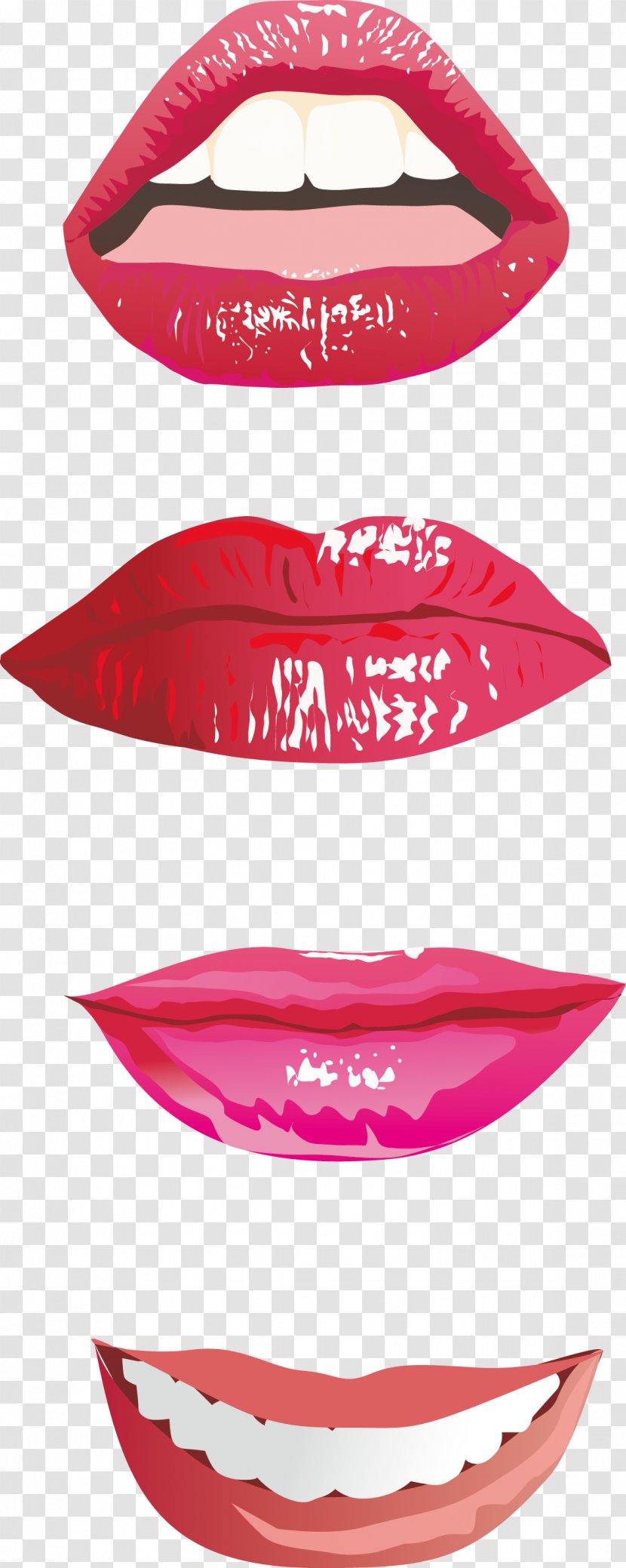 Lip Mouth Smile Stock Photography - Tree - Pink Lips Transparent PNG