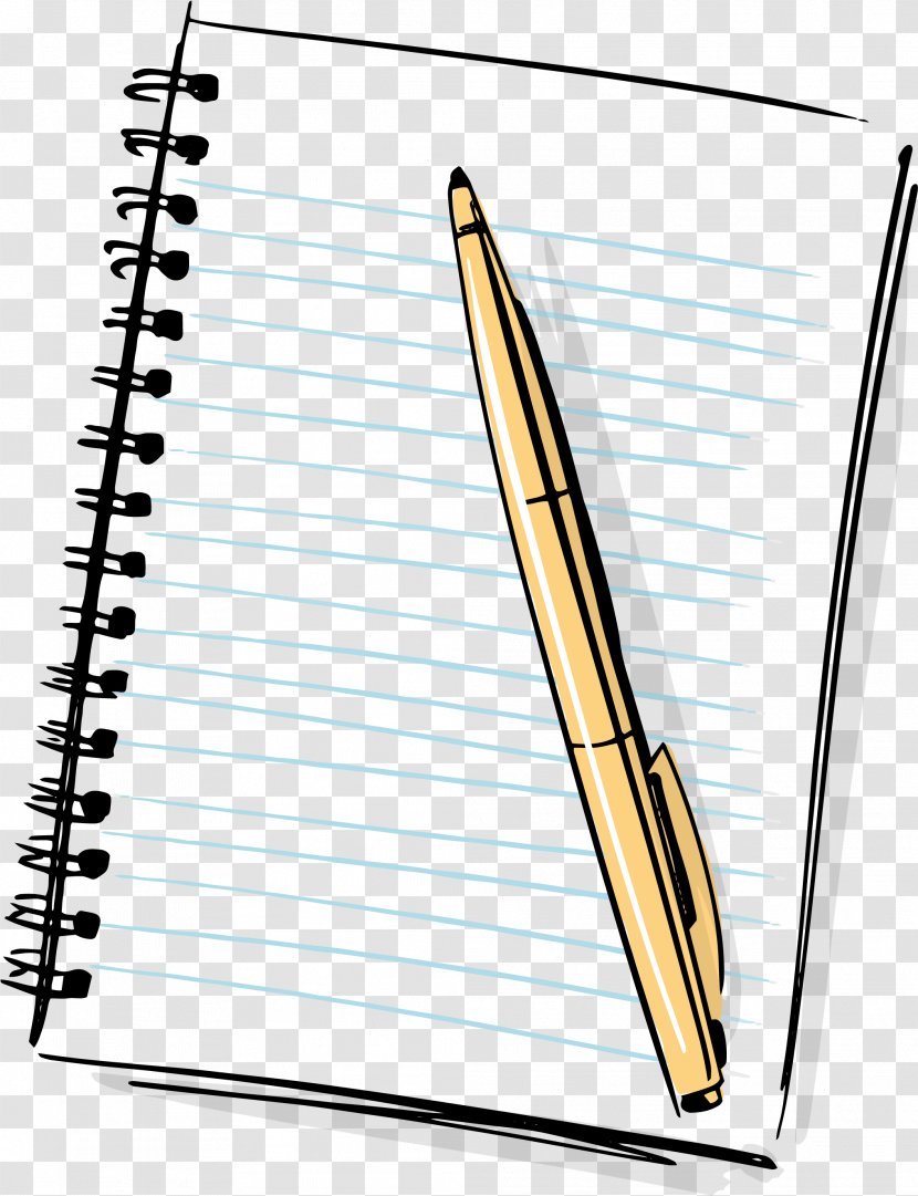 Pen And Notebook - Ball - Paper Product Transparent PNG