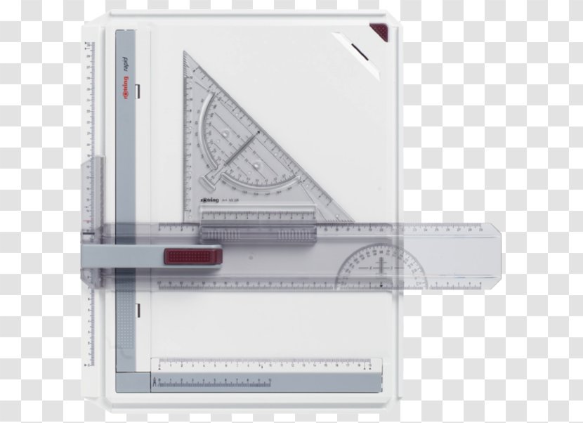 Drawing Board Table Plastic Rotring - Standard Paper Size Transparent PNG