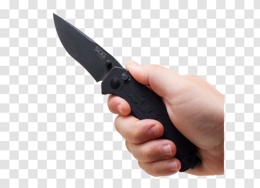 Utility Knives Pocketknife SOG Specialty & Tools, LLC Combat Knife - Ganzo - Hand Transparent PNG