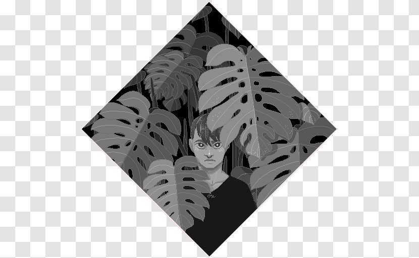 Visual Arts Black And White M - Monstera Transparent PNG