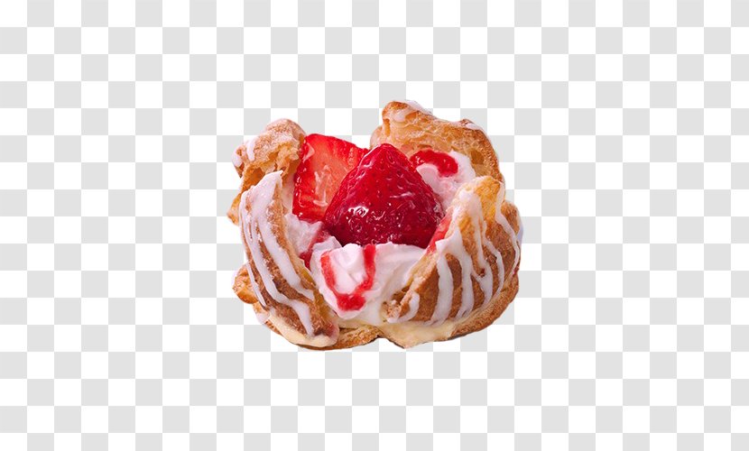 Belgian Waffle Cake Strawberry Danish Pastry - Berry - Bacon Transparent PNG
