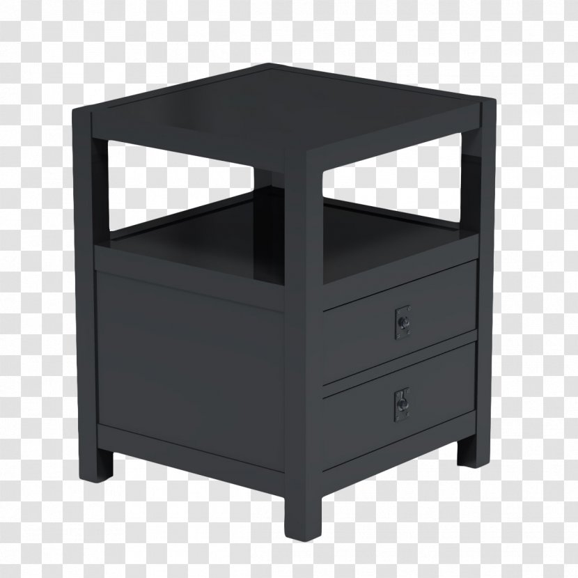 Table Nightstand Drawer - Bed - Dark Hollowed Bedside Transparent PNG