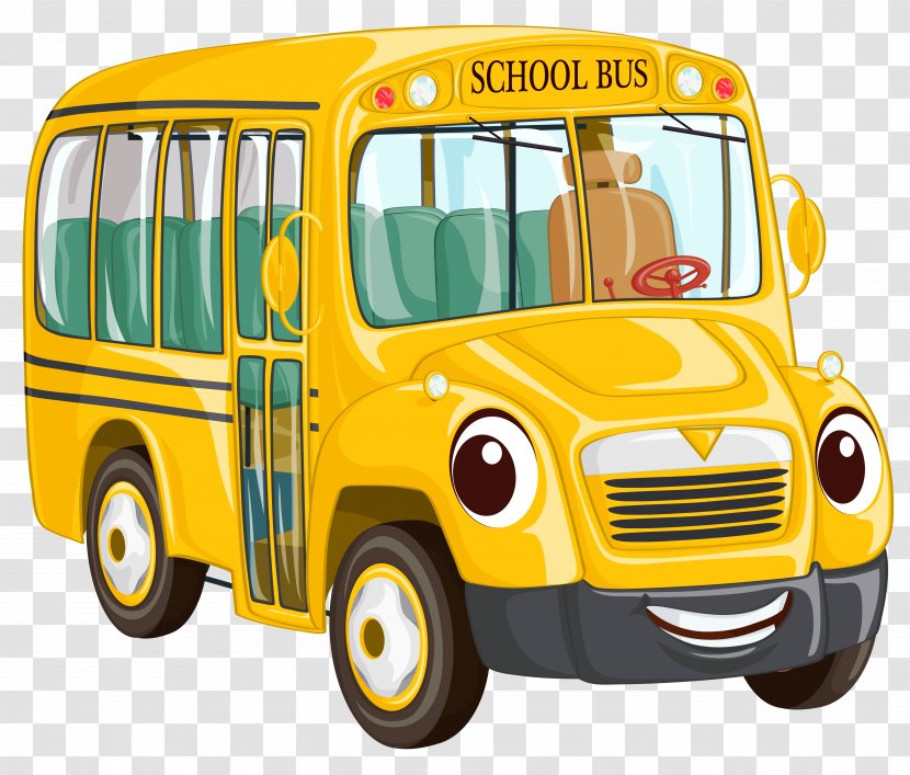 Here Comes The Bus! School Bus Clip Art - Transport Transparent PNG