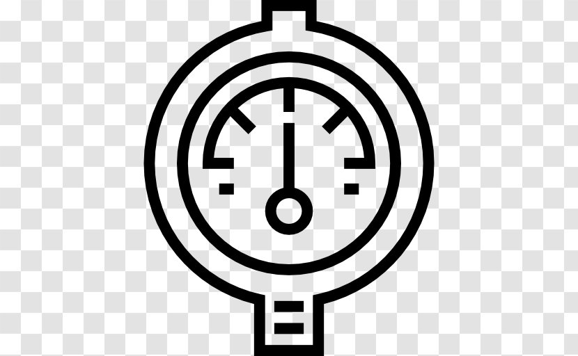 Atmospheric Pressure Pump Electricity Meter - Black And White Transparent PNG