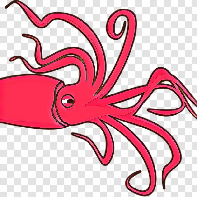Octopus Cartoon - Silhouette - Invertebrate Molluscs Transparent PNG