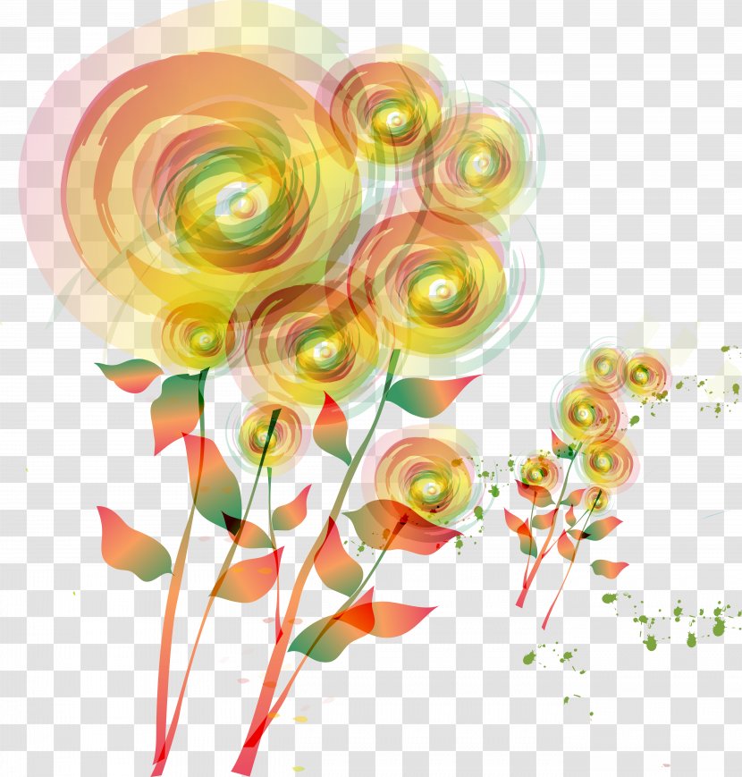 Floral Design Clip Art Transparent PNG