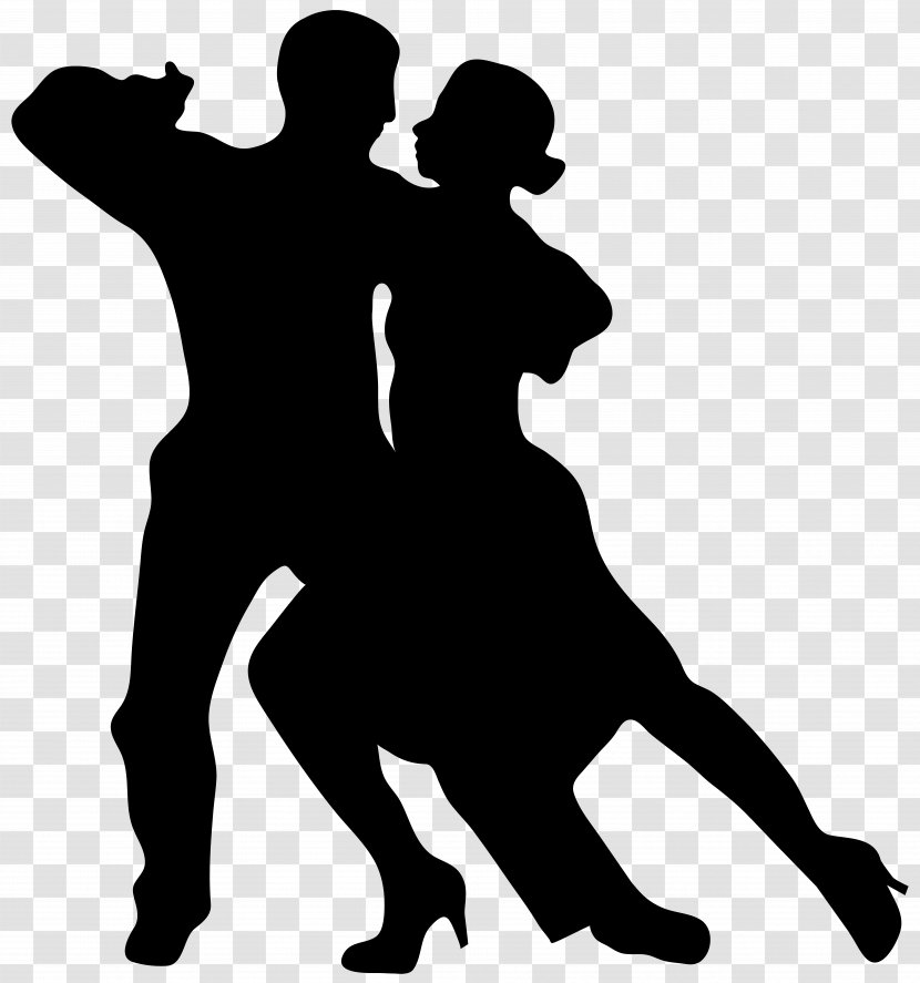 Dance Silhouette Drawing Clip Art - Dancing Couple Image Transparent PNG