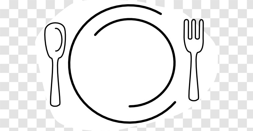 Plate Table Setting Fork Clip Art - Area - Clipart Transparent PNG