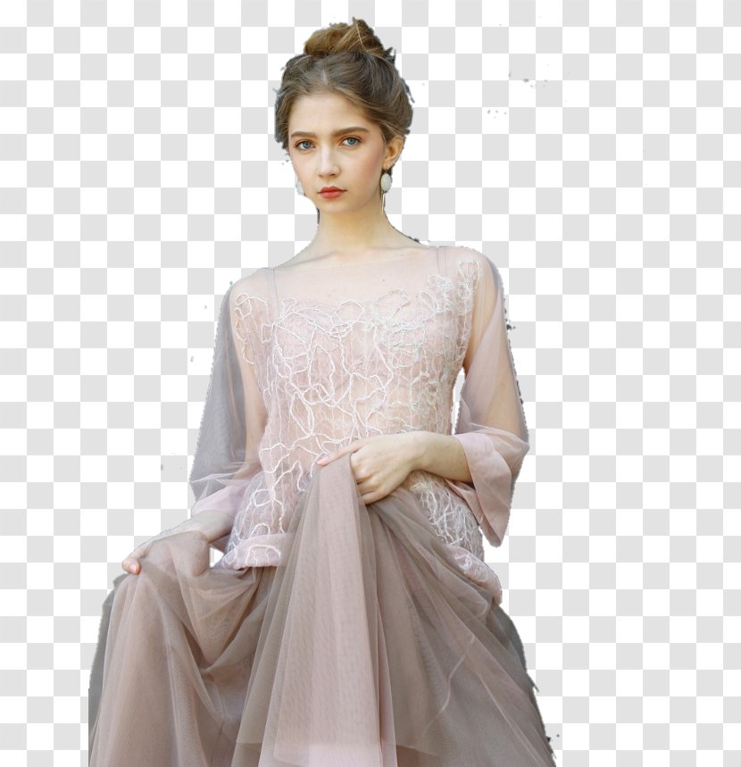 Wedding Dress Model Fashion Party - Frame Transparent PNG