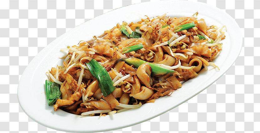 Phat Si-io Fried Noodles Lo Mein Chinese Cuisine - Shahe Fen - Rice Transparent PNG