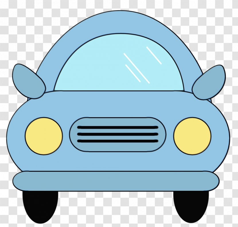 Motor Vehicle Green Blue Clip Art Yellow - Wet Ink - Turquoise Cartoon Transparent PNG