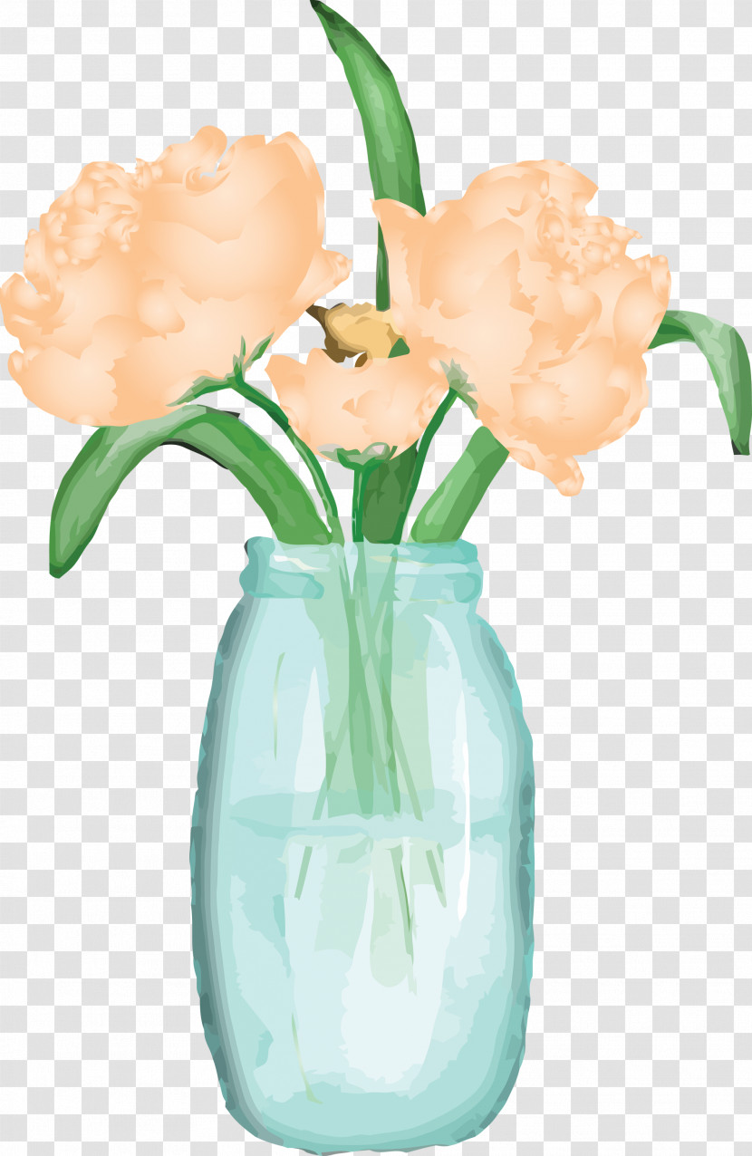 Flower Vase Cut Flowers Plant Artifact Transparent PNG