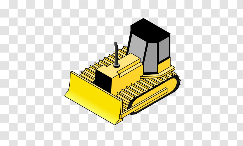 Bulldozer Caterpillar Inc. Isometric Projection Clip Art - Inc Transparent PNG