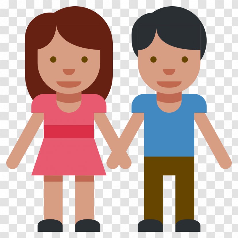 Emoji Holding Hands Woman - Frame - Hand Transparent PNG