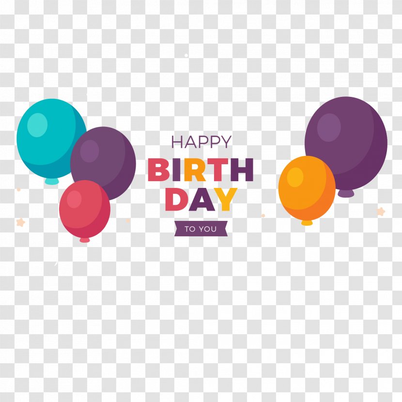 Birthday Balloon Greeting & Note Cards Desktop Wallpaper Gift - Magenta Transparent PNG