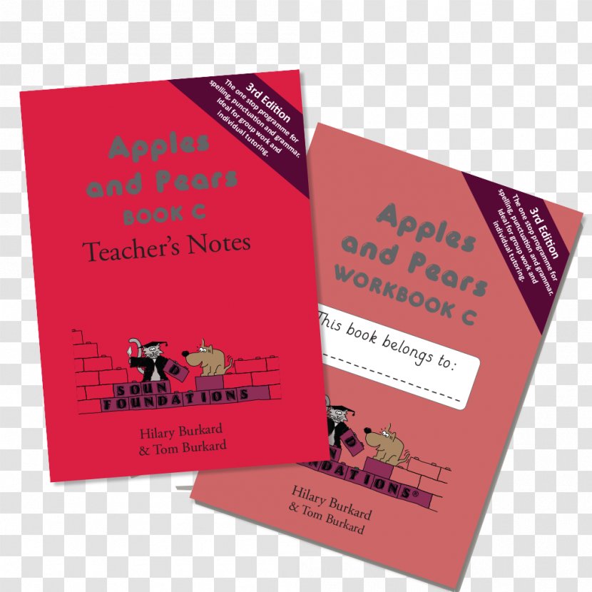 Apples And Pears: Workbook PT Teacher's Notes Bk Flyer Brochure - Teacher - Book Apple Transparent PNG
