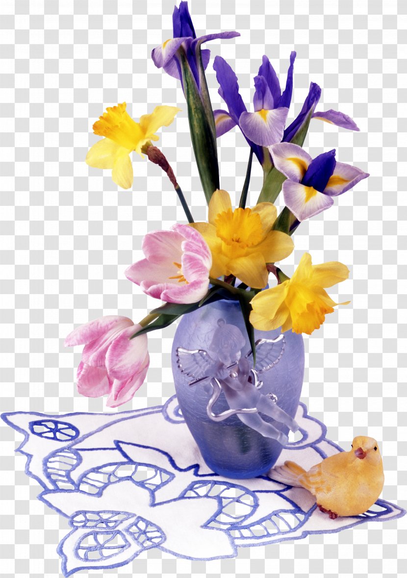 Cut Flowers Irises Plant Clip Art - Flower - Bouquet Transparent PNG