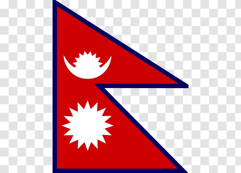 Flag Of Nepal Clip Art - Pennon - Cliparts Transparent PNG