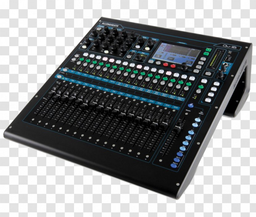 Allen & Heath ZED-10 QU-16 Digital Mixing Console Audio Mixers - Recording Studio Transparent PNG